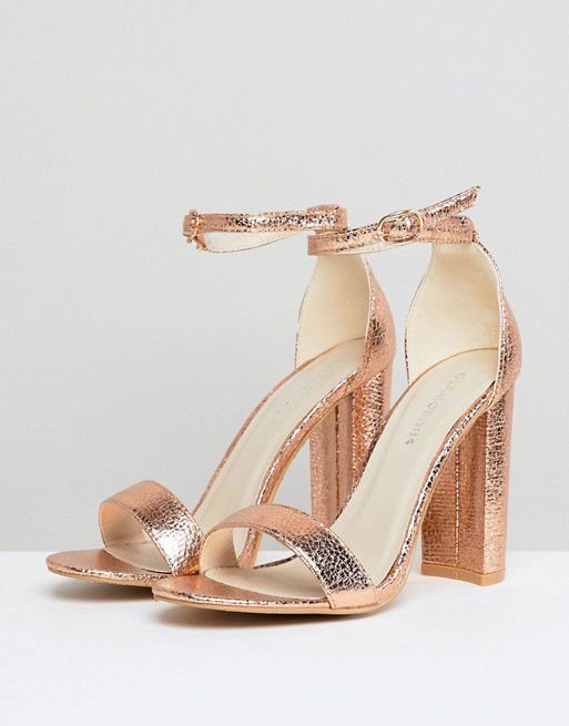 Rose Gold Barely Sandals - Image 2