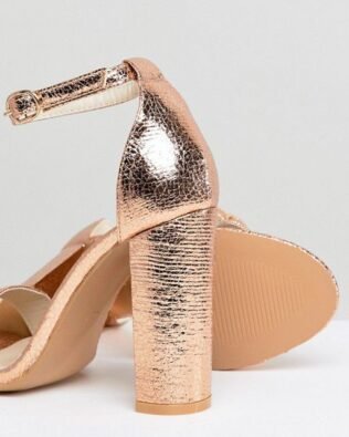 Rose Gold Barely Sandals