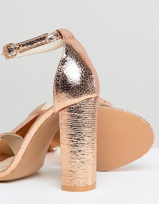 Rose Gold Barely Sandals - Image 3