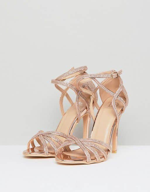 Metallic Heeled Sandal - Image 2