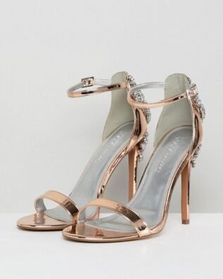 Embellished Heeled Sandals