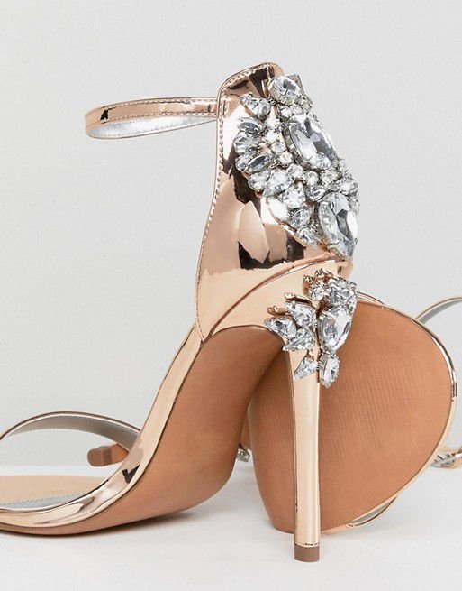 Embellished Heeled Sandals - Image 3