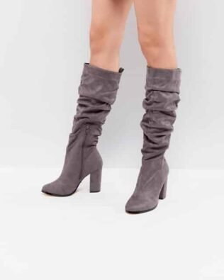 Lipsy Ruched High Leg Boot