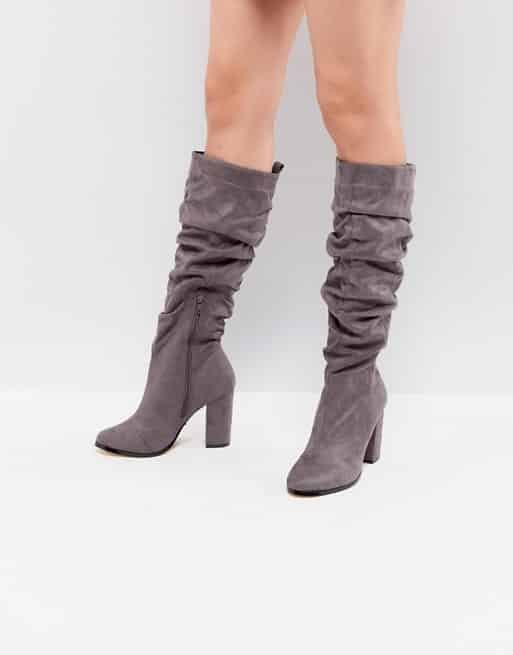 Lipsy Ruched High Leg Boot