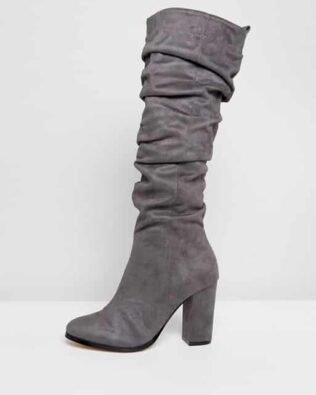 Lipsy Ruched High Leg Boot