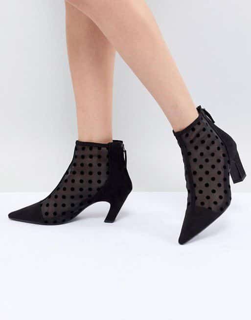 Mango Polka Dot Mesh