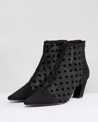 Mango Polka Dot Mesh