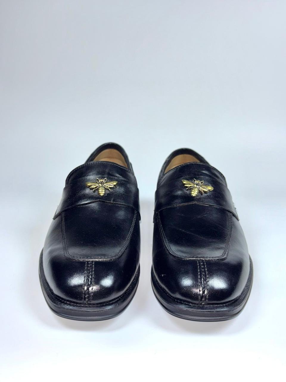 Premium Leather Formal Loafers Makkhi – Black - Image 4